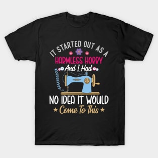 Quilting Hobby For Quilters funny Handyman T-Shirt